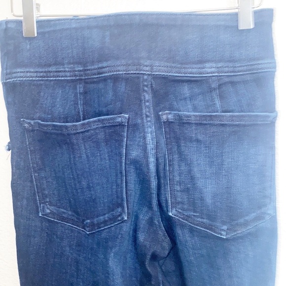 Express Dark Wash Tight Front High Waisted Skinny Jean Stretch Legging - Picture 8 of 12